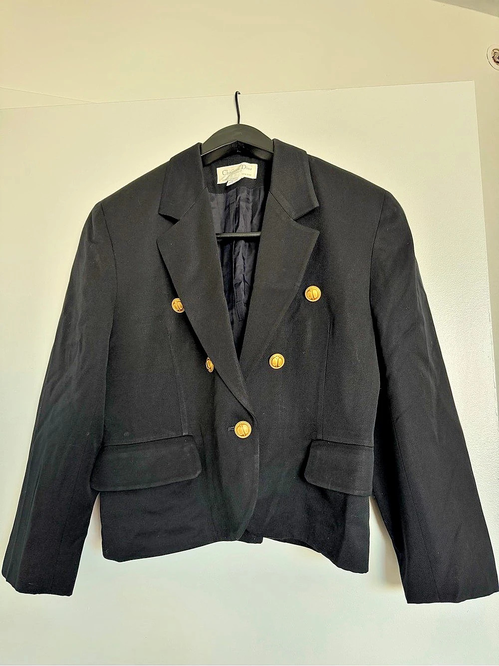 Christian Dior The Suit Black Double-Breasted Blazer